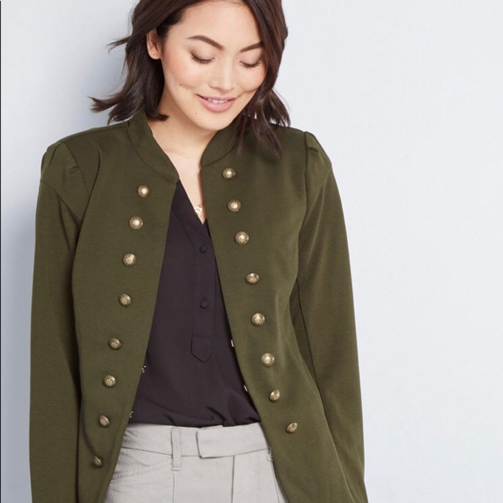 Green ModCloth Blazer